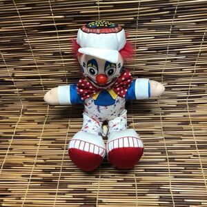 Vintage Ringling Bros Barnum and Bailey Circus Plush Clown Doll Stuffed Toy